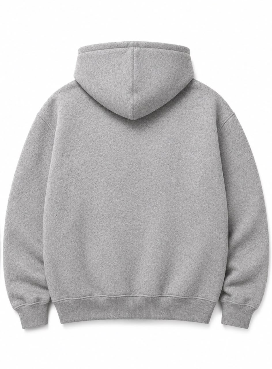 Limoné Ornate Grey Hoodie back