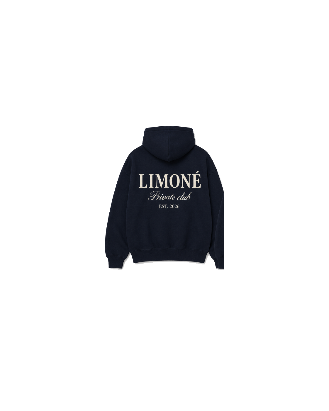 Limoné Private Club Hoodie Navy back