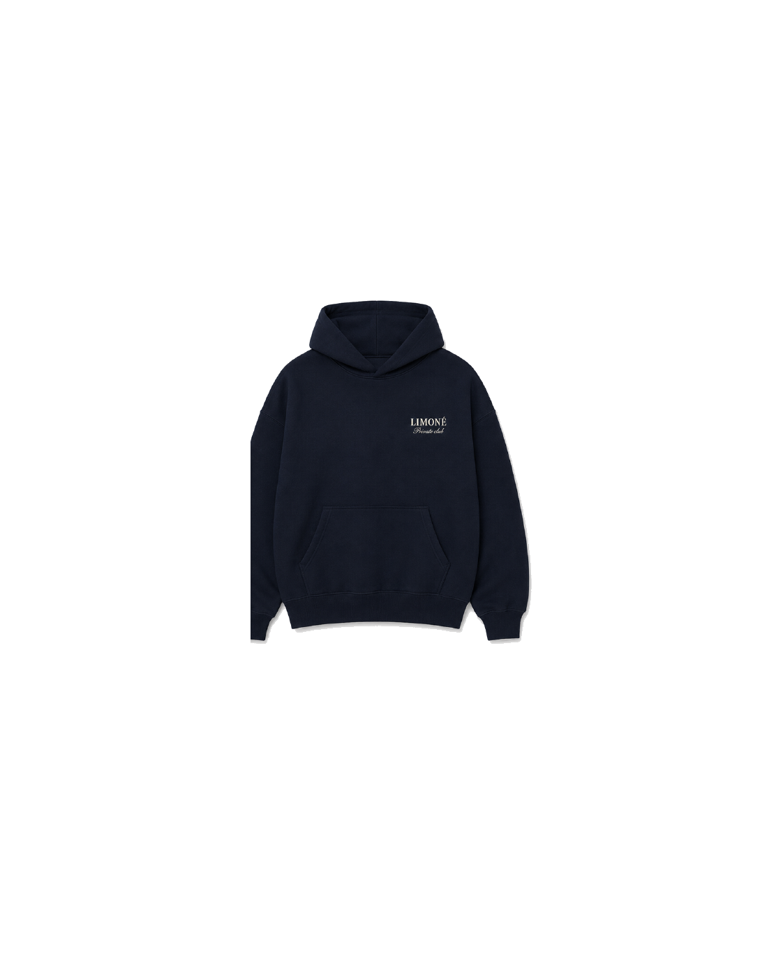 Limoné Private Club Hoodie Navy front