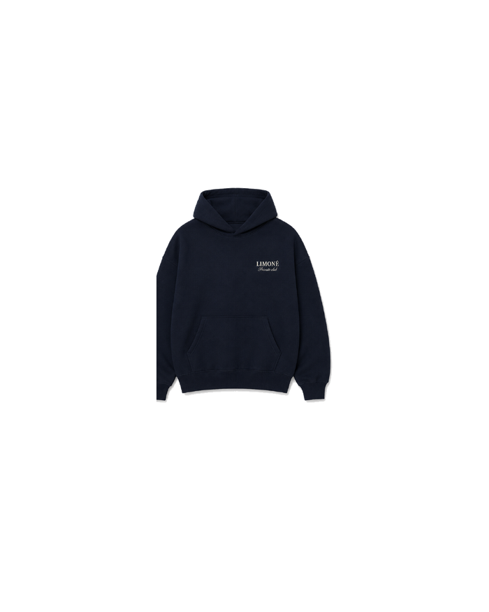 Limoné Private Club Hoodie Navy front